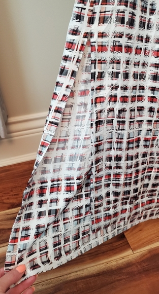 Burberry scribble check silk dress size 0 - Picture 9 of 15